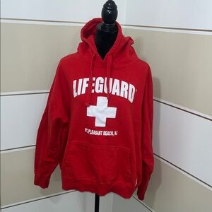 Lifeguard Red Men's Hoodie